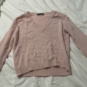pink sweater
